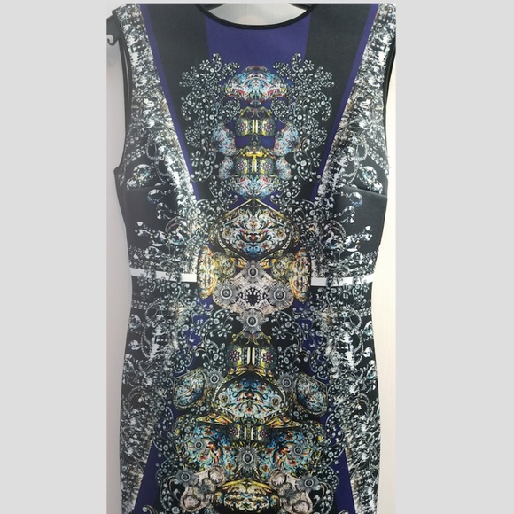 Clover Canyon Russian Enamel Print Scuba Dress - Picture 3 of 6